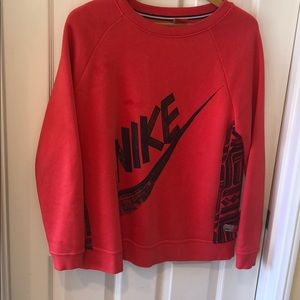 Nike red sweatshirt